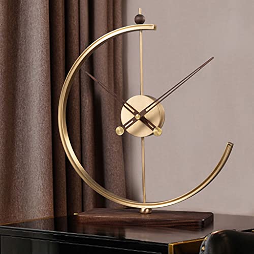 Despertador retro de latón para decorar una sala de estar moderna 6