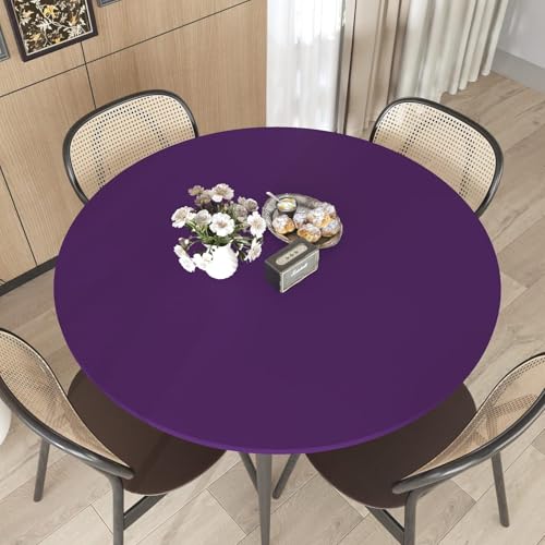 Image of Dark Purple Solid Wallpapaer Peel & Stick Contact Paper Self Adheisve Vinyl Wallpaper Removable Vinyl Wallpaper Decorative Kitchen Cabinet Furniture Countertop 16 x 96 Inch