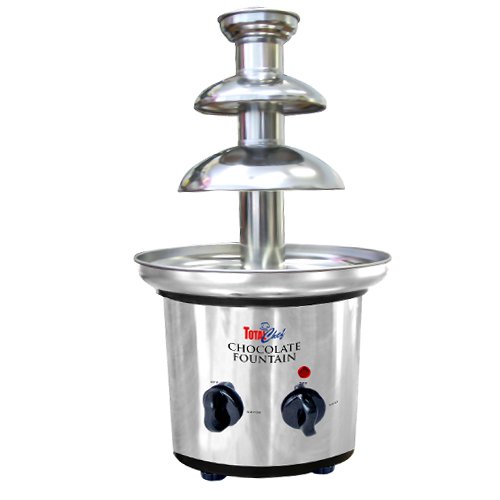 Total Chef TCCSF-02 Stainless-Steel 2-Tier Chocolate Fountain