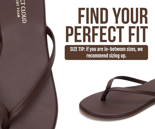 Image of Project Cloud Flip Flops for Women Footwear- Lightweight and Memory Foam Insole Sandals for Women 2026 - Durable Non-Slip Beach Essentials Flats for Women Sandals (Foundations)