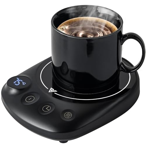 MYMULIKE Mug Warmer, Coffee Mug Warmer for Desk with 4 Temperature Settings...