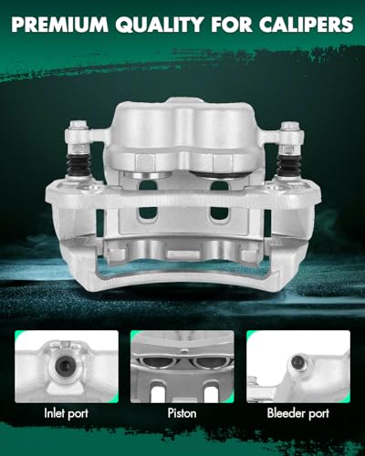 Image of SCITOO 18B5057 Front Right Disc Brake Caliper Assembly w /Bracket For Chevy For Captiva Sport /For Equinox,For Pontiac For Torrent,For Saturn For Vue,For Suzuki For XL-7