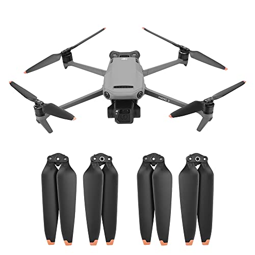 ZJRXM Mavic 3 Propeller Zubehör, 4 Stück Set Quick-Release Ersatz Propeller Blades für DJI Mavic 3 Drohne Zubehör