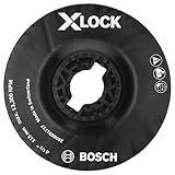 Bosch MGX0450 4-1/2 In. X-LOCK Backing Pad with X-LOCK Clip - Medium Hardness