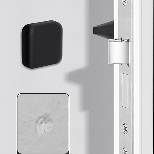 15 Pz Ferma Porta da Muro Nero Paracolpi Porta da