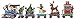 Jim Shore Heartwood Creek Holiday Express Train 5-Piece Mini Set Stone Resin Figurine, 3.5"