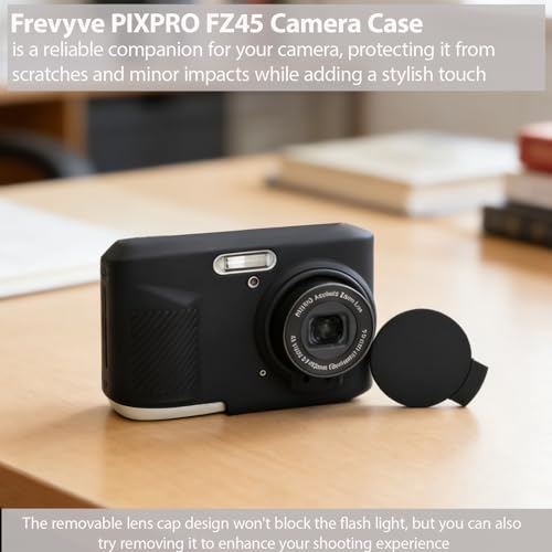 Funda Silicona para Cámara Kodak Pixpro FZ45 Negra miniatura 5