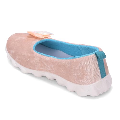 Image of Liberty Lucy & Luke PLAYNGO-E Casual Shoes for Kids - Black & Beige Canvas Slip-On Ballerina-Style Shoes for Boys & Girls | Memory Foam Insole, Lightweight Everyday Shoes for School, Play & Outings