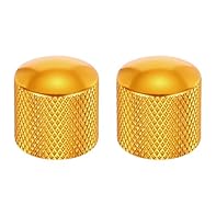 Upgrade your guitar's look and performance with these aluminum control knobs, designed for smooth volume and tone adjustment. Perfect for electric guitars and bass, these knobs offer a lightweight yet durable solution for precise tuning. Material: Al...