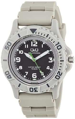 Image of Citizen Q&Q Analog Solar Watch, Water Resistant to 10 ATM, Urethane Strap