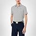Lacoste Men's Regular Fit UV Protect Striped Golf Polo Shirt, Navy Blue/White, Medium