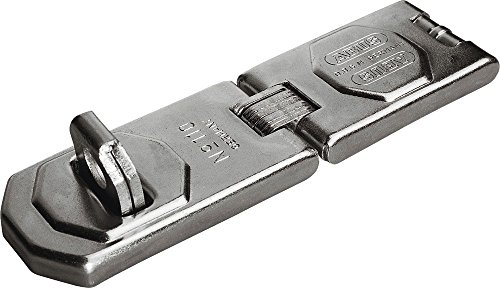 Abus 110/230 C Concealed Hinge Pin Hasp, 9 Inch, Silver #TOP3
