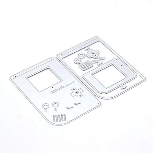 KSCRAFT Retro Game Boy Player Shaker Metal Cutting Dies Stencils for DIY Scrapbooking/Photo Album Decorative Embossing DIY Paper Cards