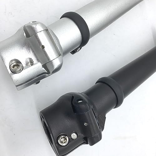 Catazer Folding Bike Stem Quick-Release Left Fold Aluminum Alloy Adjustable Stem Without Teeth 25.4×28.6×440Mm thumb #2
