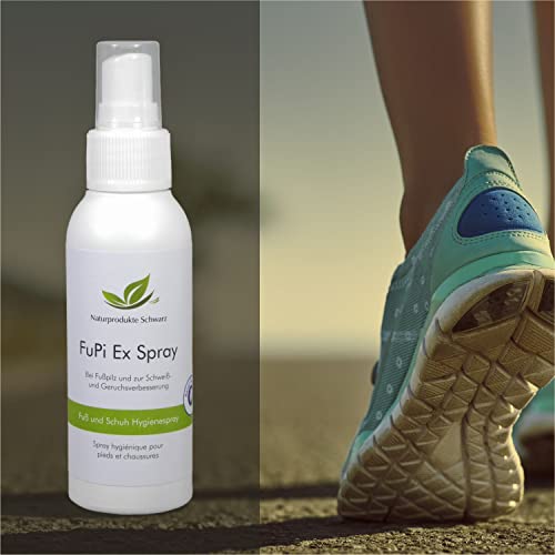 Fußdeo Naturprodukte Schwarz FuPi Ex Fußspray gegen Fußpilz