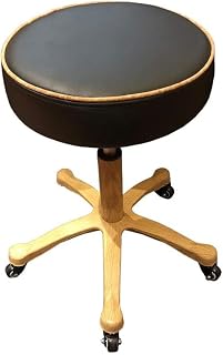 Swivel Stool Chair Height Adjustable Stool with Wheels for Hairdressing Manicure Tattoo Therapy Beauty Massage Spa Salon Beauty Stool on Wheels for Kitchen,Salon,Bar,Office,Massage Efficency