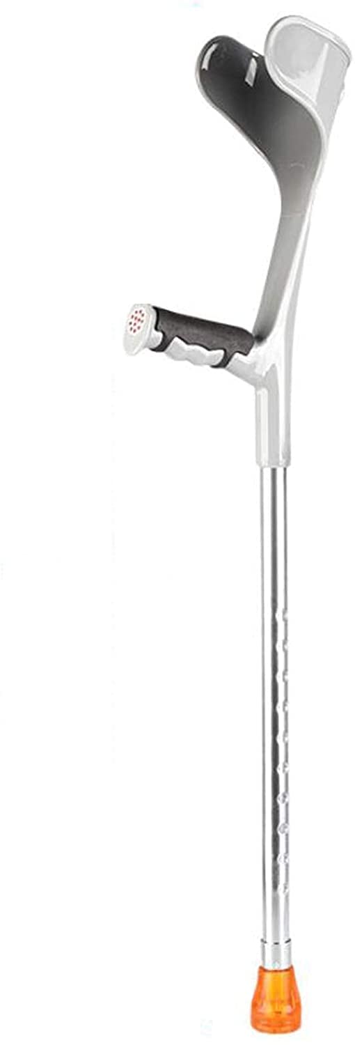 Muleta de Codo Muletas for Adultos con Ajuste de Altura y Almohadilla de Aluminio Ligera for Hombres. Muletas de puño Abierto. Muletas de Brazo Ligeras.