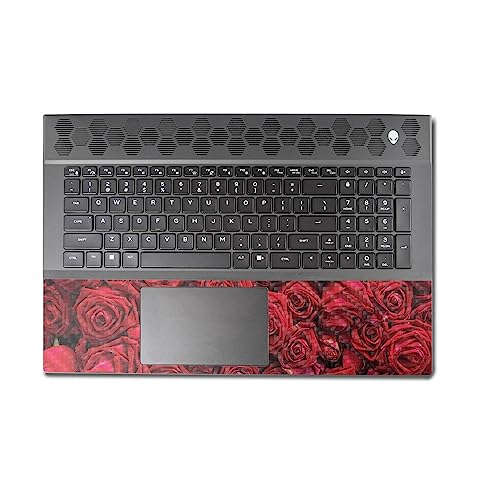 Image of MightySkins Carbon Fiber Skin Compatible With Alienware M18 R1 (2023) Full Wrap Kit - Too Many Roses | Protective Durable Textured Carbon Fiber Finish | Easy To Apply & Change Styles | Made in the USA