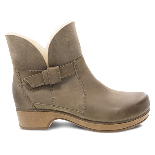 Dansko Women's Bessie Taupe Burnished Pull On Boot - Bootie - Ankle Boot 8.5-9 M Us #TOP5