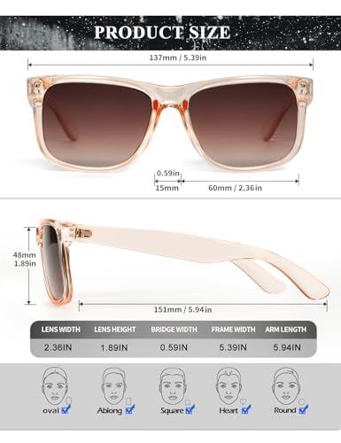 Image of KALIYADI Sunglasses-Men Polarized-Sunglasses for Men: Classic Sun Glasses for Driving Fishing Golf with UV400 Protection