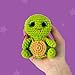Cookie Box Original Crochet Kit for Beginners – Gift Set to Make Turtle Hugo Amigurumi Plushie – Easy DIY Crochet & Knitting Starter Kit with Video and PDF Tutorials