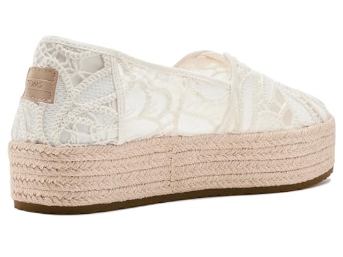 Image of TOMS Women's Valencia Platform Espadrille, Textile Upper, OrthoLite Insole