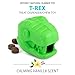 Jeffers Pet Natural Rubber Dog Chew Toy – T-rex Shape, Small - Treat Dispensing, Vanilla Scent, Durable, Non-Toxic, Dishwasher Safe, Interactive Fetch & Tug Toy, Dental Play - Perfect for Training
