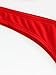 Verdusa Women's Sexy Triangle Bathing Two Pieces Swimsuit Bikini Set Red M