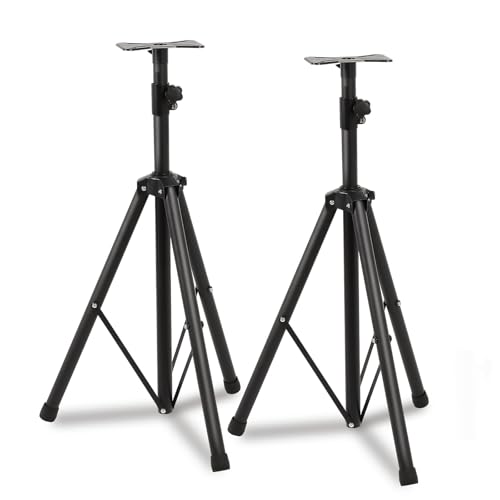 FAHKNS Heavy Duty Adjustable Speaker Stand, Pair of 2...