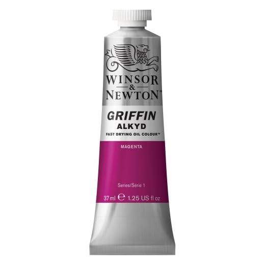 Winsor & Newton Griffin Alkyd - Tubo óleo de secado rápido, 37 ml, Magenta