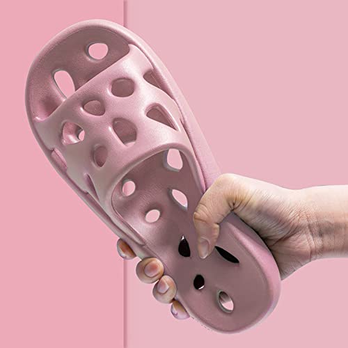Women's Men's Shower Slippers Dinner Quick Dry Soft Shower Pool Slides Spa Slippers Hotel Bathroom Slippers Beach Sandals With Drain Holes2