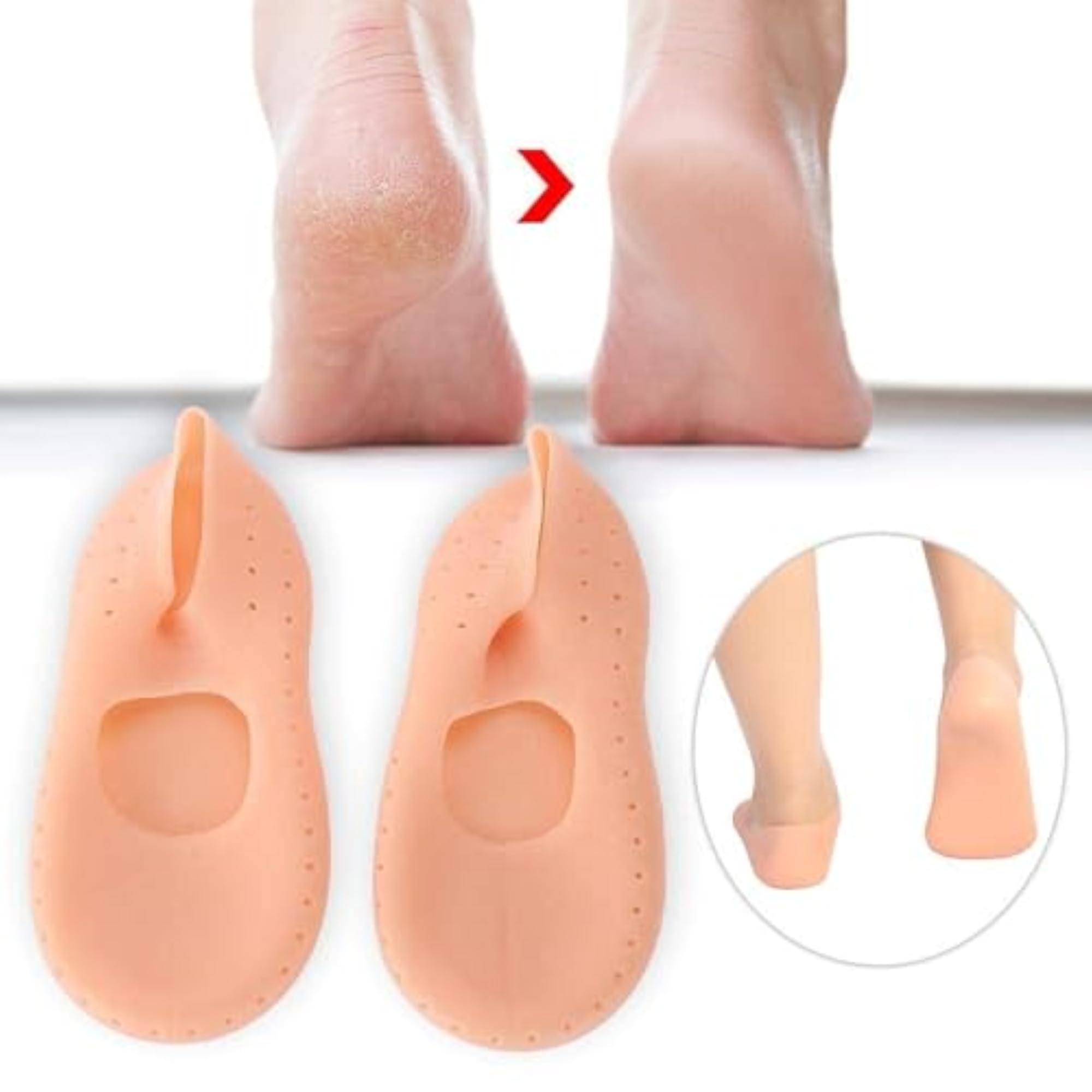 Moisturising Silicone Gel Foot Protector Socks