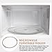 1-Pack Microwave Oven Turntable Rotating Roller Support Ring - Circular Stand (No Glass Turntable Included) Compatible with Lg Electronics Microwave Oven Works（Gray）