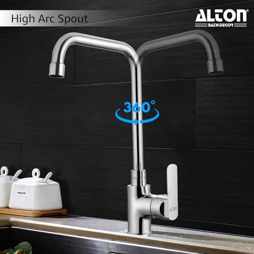 Image of ALTON FAM3455-UL, Single Lever Kitchen Sink Mixer with Swivel Spout | Kitchen Sink Tap | Faucet | Mixer