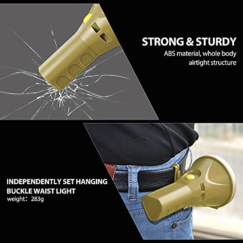 Bigsun Rechargeable Flashlights High Lumens 6000 Spotlight Led Flashlight Strong Waterproof Handheld Flash Light , For Home Safety, Camping, Boat, Hunting,Hiking,Emergencieses(382-Khaki) #TOP2