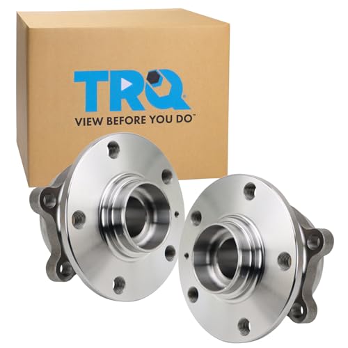 Image of TRQ Front Left and Right Wheel Bearing and Hub Assembly Set 2 Piece Compatible with 2018-2021 Volkswagen Atlas 2020-2021 Atlas Cross Sport