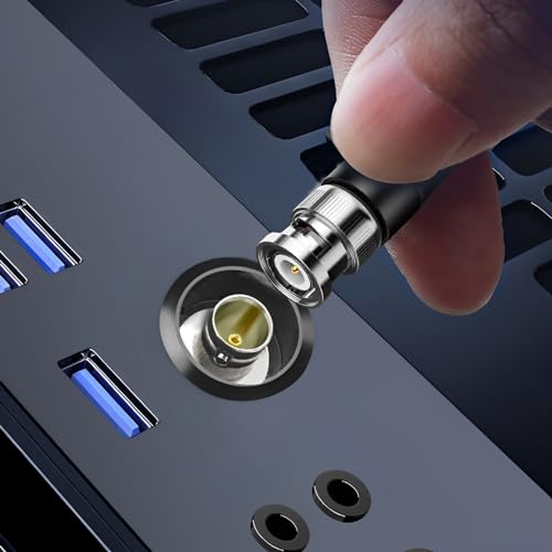 Conector BNC 75 Ohm Panel Mujer a Mujer con Cubierta miniatura 3