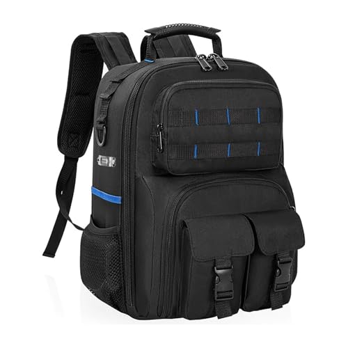 Sac à outils ouvert grande capacité avec base renforcée antichoc