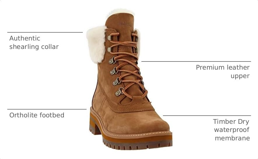 Image of Timberland 6 inch Courmayeur Valley Shearling Waterproof Boot