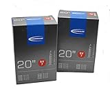 Schwalbe_ Fahrrad Schlauch SV7 40/62-406 40 mm 2er Set