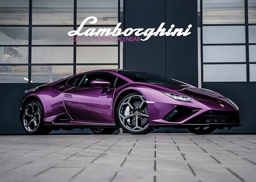 Calendario Lamborghini 2027 A3 ideal para decorar el despacho de los amantes de coches de lujo