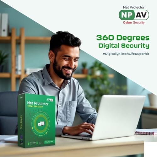 Image of Net Protector Antivirus - Total Security 2026 | Windows PC /Laptop | 2 Year - 1 PC with ZeroVDeepLearn Ai (Email Delivery in 1 Hour - No CD)