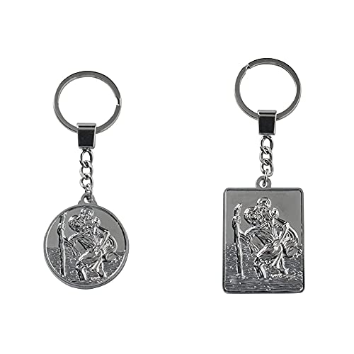 Porte Clé Saint Christophe Rond & Porte Clé Saint Christophe Rectangle Cover