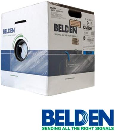 Belden Wire&cable 2412006a1000 4 Pair 23 Gauge Cmr Rated - Blue - 1m'