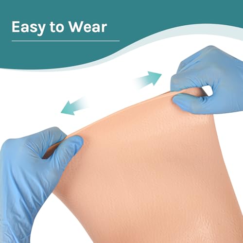 Image of Wound Packing Trainer, Wearable Open Fracture Leg Simulator | Wearable Open Fracture Simulator with Exposed Bone and Torn Tissue for Wound Packing, Trauma Response and Medical Training