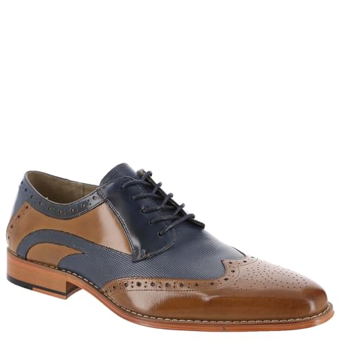 STACY ADAMS メンズ Gabardo バイクトゥ レースアップ