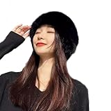 🔥【Materiale】Questo soffice cappello da donna è realizzato in tessuto di alta qualità. Offre una consistenza morbida, delicata e liscia che è meravigliosa sulla pelle, molto soffice e calda, garantendo il massimo comfort durante l'uso.