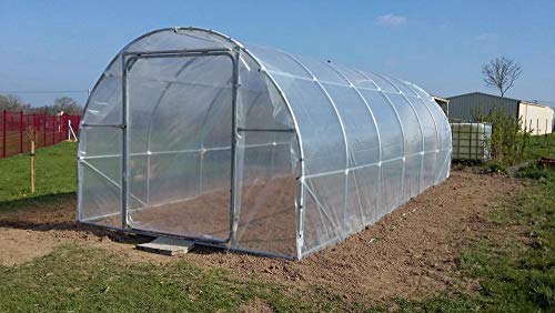 A&A Green Store Greenhouse Plastic Film Clear Polyethylene Cover UV Resistant (8 ft Wide x 25 ft Long)