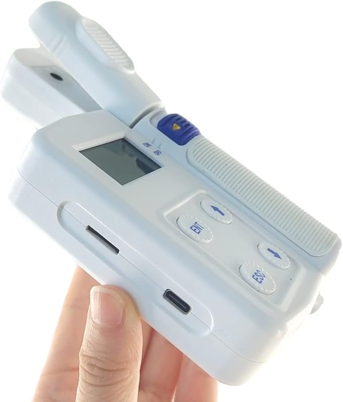 Chlorophyll Concentration Meter Leaf Chlorophyll Meter with Measuring Range 0.0 to 99.9SPAD 2GB SD Card Data Storage