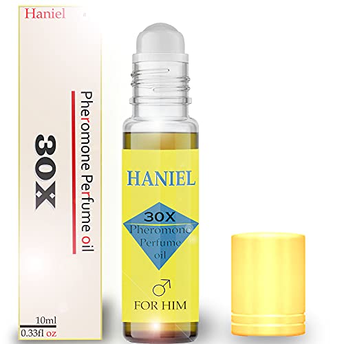 Haniel Pheromone Perfume Oil for Men Luxury and Power Classic Cologne Scent,Enhance Attracttion Formula, Intoxicating,Sunny yet seductive,For Manly Temperament, Roll On Easy Carry